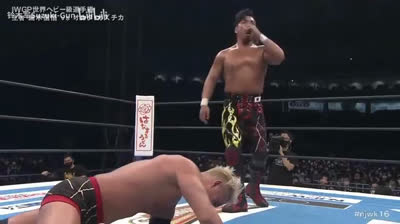 NJPW Wrestle Kingdom 16- Kazuchika Okada vs Shingo Takagi