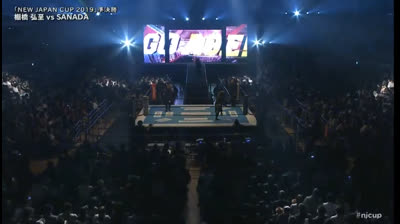 NJPW New Japan Cup 2019-Hiroshi Tanahashi vs SANADA