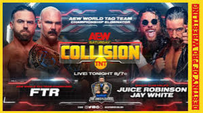 All Elite Wrestling Collision-FTR vs Bullet Club Gold (Jay White and Juice Robinson)
