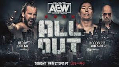 All Elite Wrestling All Out- Kenny Omega vs Konosuke Takeshita