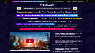 SiteRobot AI Review - AI Websites Builder App