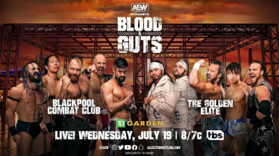All Elite Wrestling Blood and Guts 2023- The Golden Elite vs Blackpool Combat Club