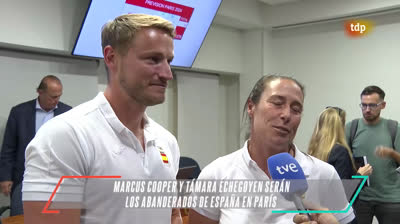 Abanderados de España: Tamara Echegoyen y Marcus Cooper