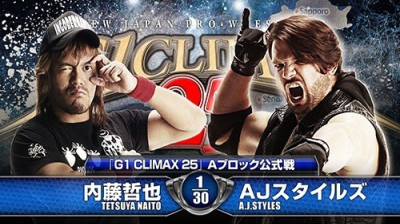 NJPW G1 Climax 24-AJ Styles vs Tetsuya Naito