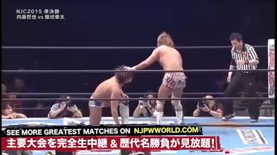 NJPW New Japan Cup 2015- Tetsuya Naito vs Kota Ibushi