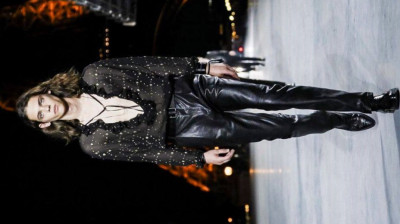 ERIN  MOMMSEN  WOLFF- SAINT  LAURENT  PARIS-  MEN'S SPRING  SUMMER  2024- 2025.