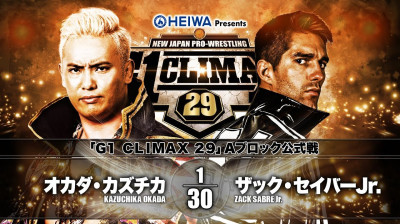 NJPW G1 Climax 29-Kazuchika Okada vs Zack Sabre Jr