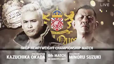 NJPW Royal Quest - Kazuchika Okada vs Minoru Suzuki