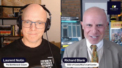 Cracking The Entrepreneur Bottleneck with Laurent Notin. A business created on grit by Richard Blank