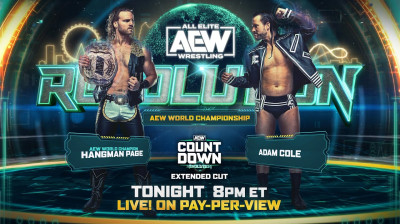 All Elite Wrestling Revolution -Adam Page vs Adam Cole