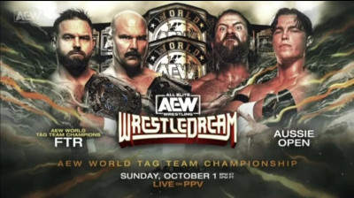 All Elite Wrestling WrestleDream-FTR vs Aussie Open