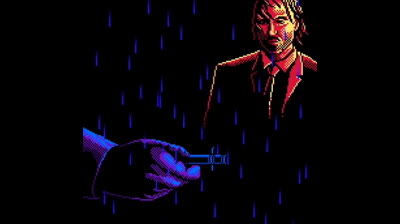 John Wick als Retro-Spiel